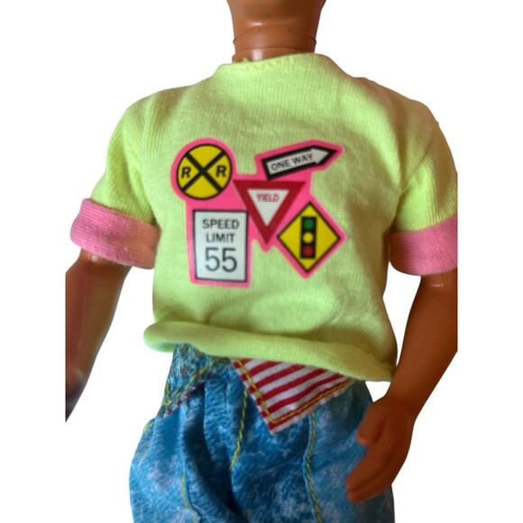 Vintage Barbie 1990 All American Ken Doll Reebok Hi-Tops - Picture 2 of 5